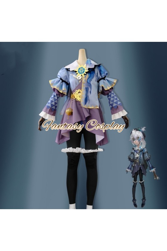 Identity V Painter Deep Blue Artisan Cosplay Costume